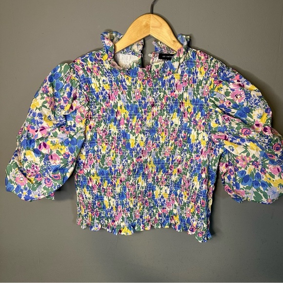 En Saison Smocked Floral Top - Picture 3 of 10